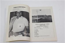 Gary Player & Tom Weiskopf Signed 1974 OPEN Championship at Royal Lytham JSA ALOA