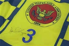 Champ Dave Eichelberger Signed USGA Sr Open Course Flown Hole 3 Flag JSA ALOA