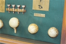 Classic Bobby Jones with Heads & Golf Balls Reproduction Presentation Piece