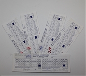 Trevino & others Signed 1989 Bank of Boston Classic Official Scorecards JSA ALOA