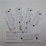 OMeara & others Signed 1989 Bank of Boston Classic Official Scorecards JSA ALOA