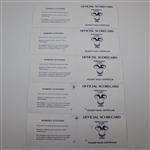 O'Meara & others Signed 1989 Bank of Boston Classic Official Scorecards JSA ALOA