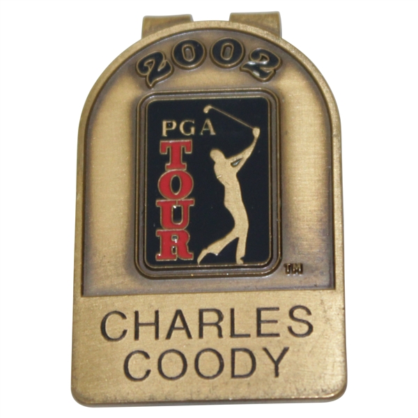 Charles Coody's Personal 2002 PGA Tour Money Clip/Badge