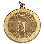 Champion Hal Suttons 1999 Bell Canadian Open PGA Tour 10k Winners Gold Medal