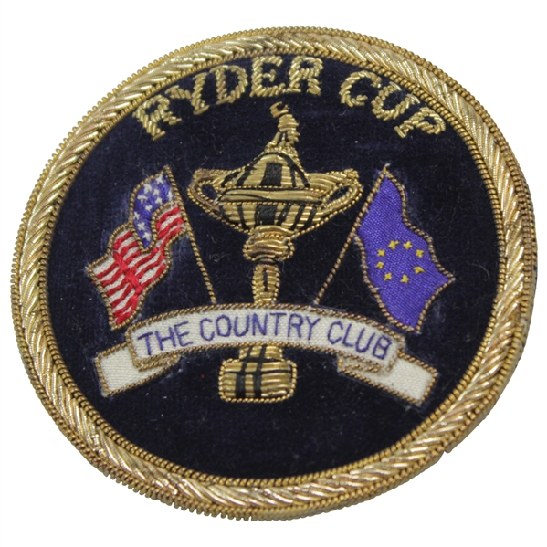 Hal Sutton's 1999 Ryder Cup at The Country Club Brookline USA Member Crest