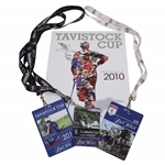 Els, OMeara, Poulter & McDowell Signed Tavistock Badges & Program JSA ALOA