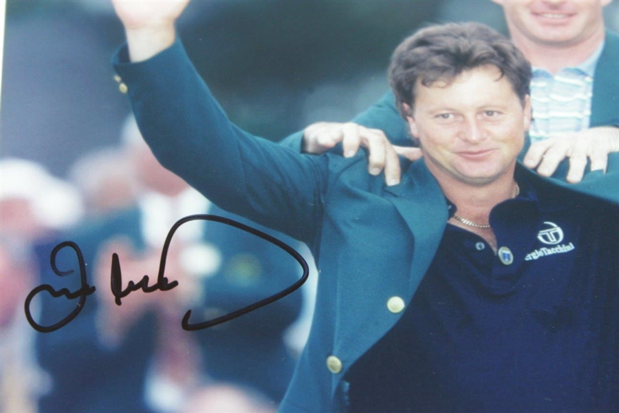 Ian Woosnam Signed 1991 Masters Jacket 8x10 Photo JSA ALOA