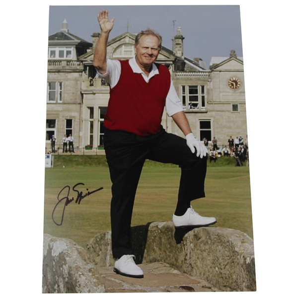 Jack Nicklaus Signed Farewell to The Open 2005 - Portrait JSA ALOA