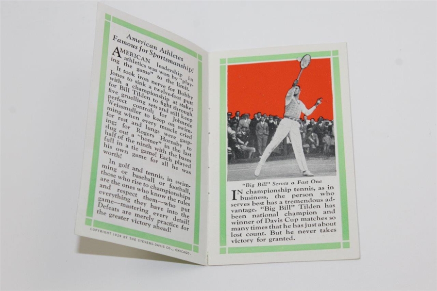 1929 Men of America Booklet - Also with Roger Hornsby