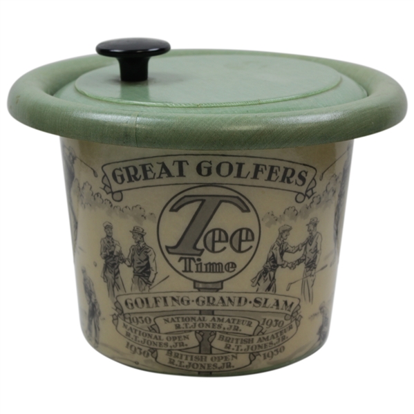 “Great Golfers Tee Time” Bobby Jones Grand Slam & Major Winners List Ice Bucket