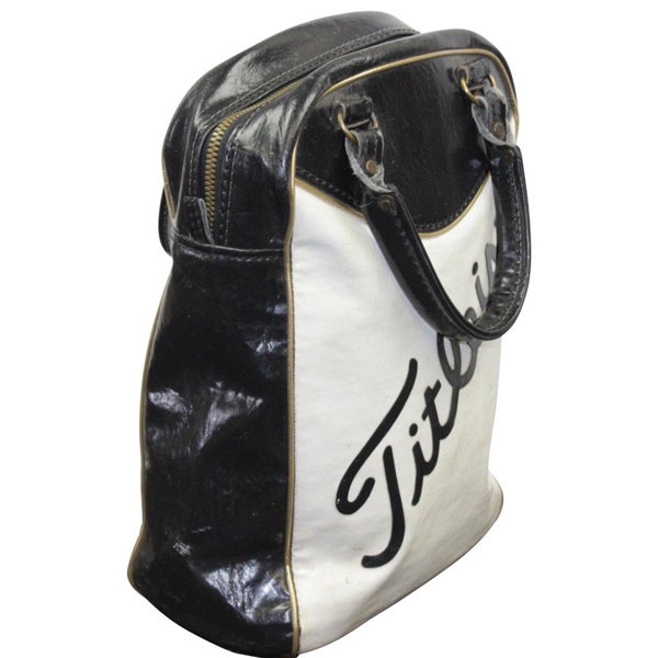 Classic Titleist Black & White Shag Bag