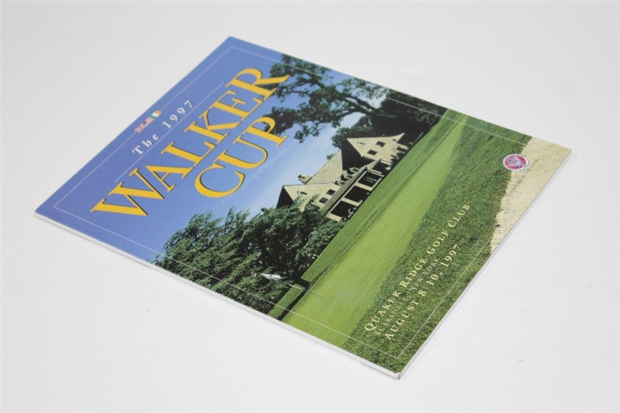 1997 The Walker Cup at Quaker Ridge Golf Club Official Program