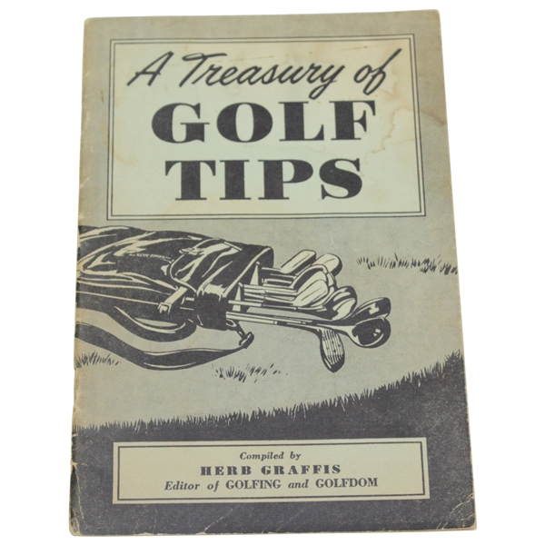 1940 'A Treasury of Golf Tips' Book Compiled by Herb Graffis