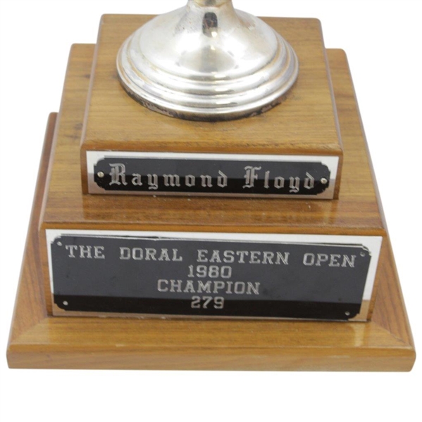Champion Ray Floyd's 1980 The Doral Eastern Open Trophy - Beat Nicklaus In Playoff