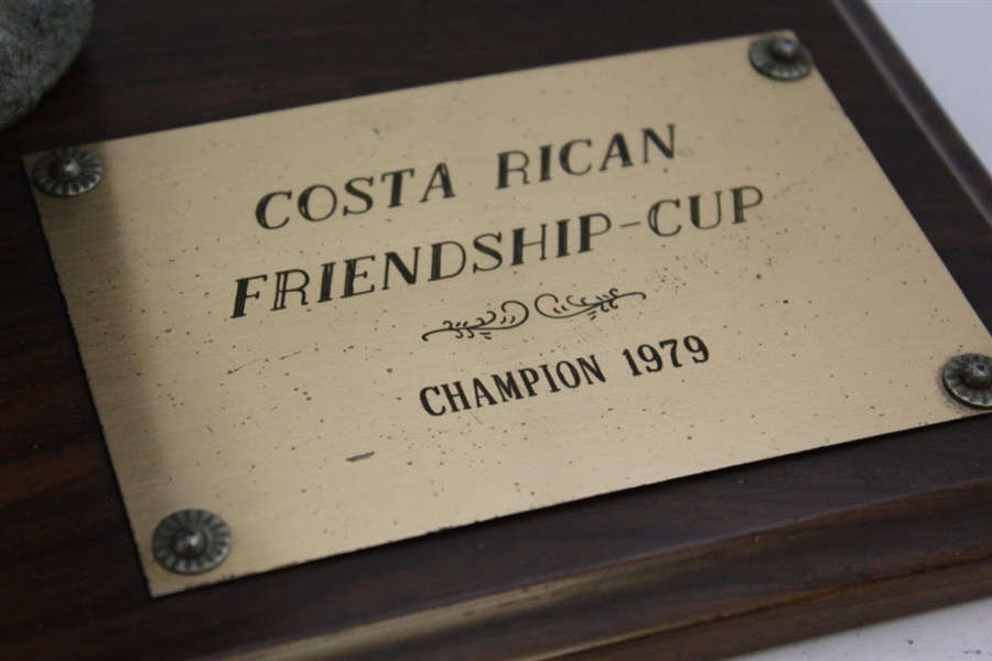 Champion Ray Floyd's 1979 Costa Rican Friendship-Cup Trophy