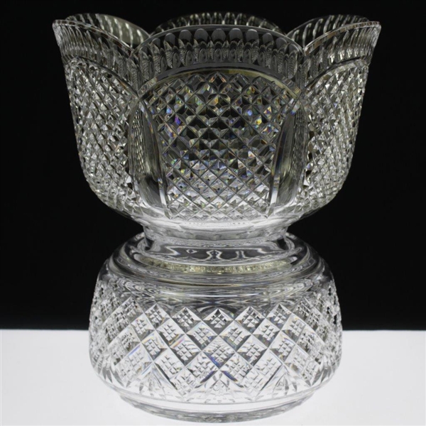 Champions Ray Floyd & Fred Couples 1990 RMCC Invitational Large Cut Glass Winner's Trophy