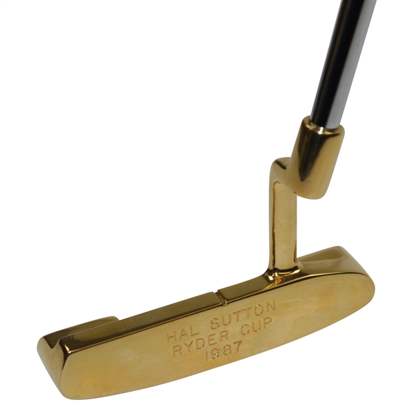Hal Suttons Personal Gold Plated 1987 Ryder Cup PING PAL Putter