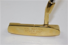 Hal Sutton's Personal Gold Plated 1987 Ryder Cup PING PAL Putter