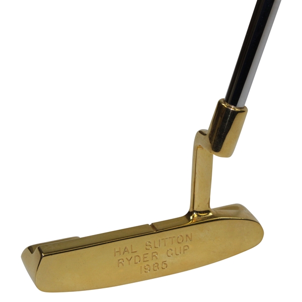Hal Suttons Personal Gold Plated 1985 Ryder Cup PING PAL Putter