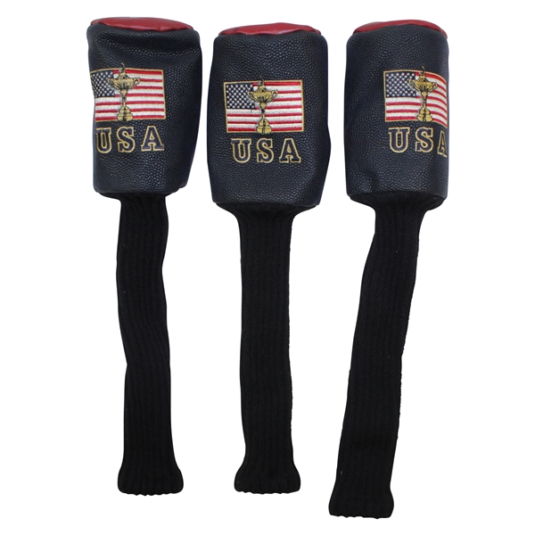 Hal Suttons Personal Used 1999 Ryder Cup at Brookline Team USA Head Covers
