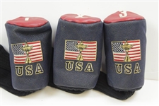 Hal Sutton's Personal Used 1999 Ryder Cup at Brookline Team USA Head Covers
