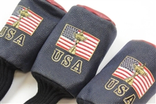 Hal Sutton's Personal Used 1999 Ryder Cup at Brookline Team USA Head Covers