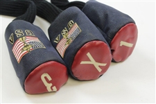 Hal Sutton's Personal Used 1999 Ryder Cup at Brookline Team USA Head Covers