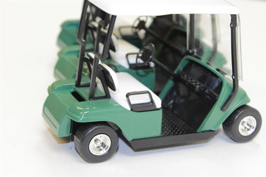 Arnold Palmer, Gary Player, & Hale Irwin Signed Miniature Golf Carts JSA ALOA