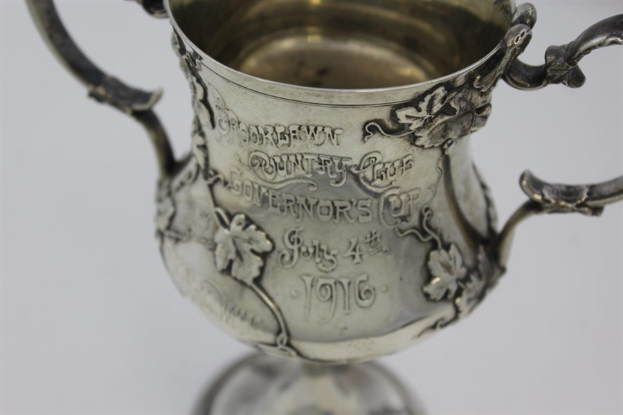 1916 Governors Cup at Brooklawn Country Club Won by GH Baldwin Trophy on July 4th