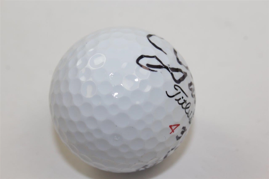 Doug Sanders Signed Titleist Golf Ball with '3/1/07 D.S.' Inscription JSA ALOA