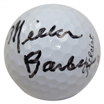 Miller Barber Signed Titleist Logo Golf Ball JSA ALOA