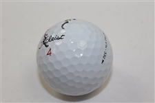 Miller Barber Signed Titleist Logo Golf Ball JSA ALOA