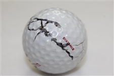 Sam Snead Signed Wilson K-28 Cracked Golf Ball JSA ALOA