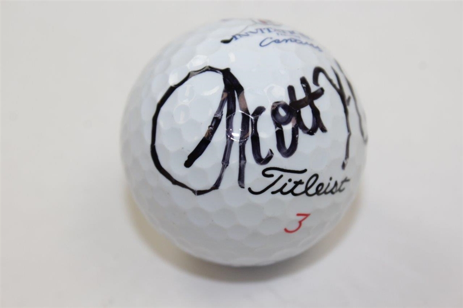 Scott McCarron Signed Buick Invitational Titleist Golf Ball JSA ALOA