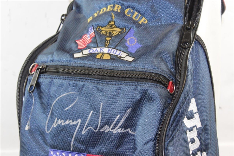 1995 Ryder Cup at Oak Hill Team USA & Captain Signed Ltd Ed Full Size Golf Bag #755/1000 JSA