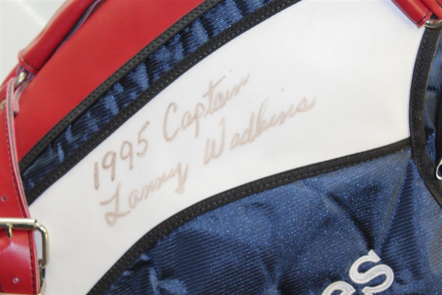 1995 Ryder Cup at Oak Hill Team USA & Captain Signed Ltd Ed Full Size Golf Bag #755/1000 JSA