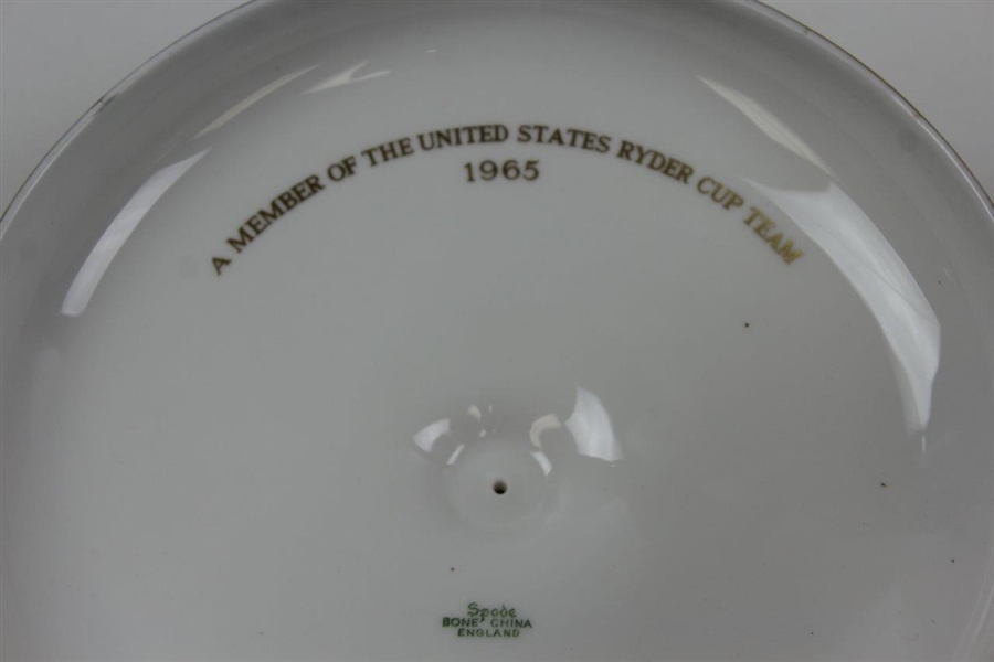 1965 Ryder Cup United States Team Member Spode Bone China Ice Bucket with Lid