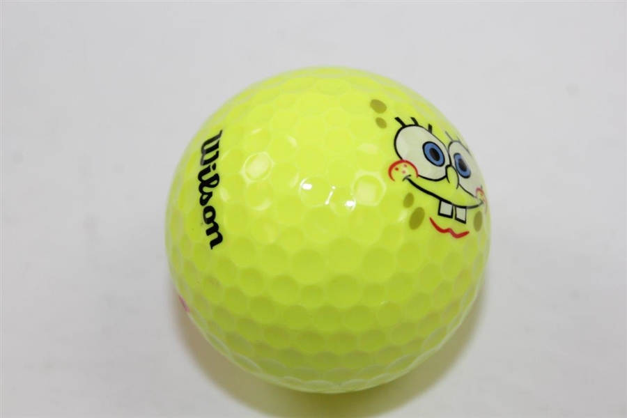 Jon Rahm Signed Wilson SpongeBob Logo Golf Ball JSA ALOA