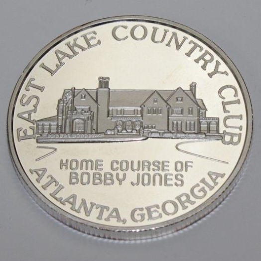 Bobby Jones 1992 Golf Collector's Society Silver Coin