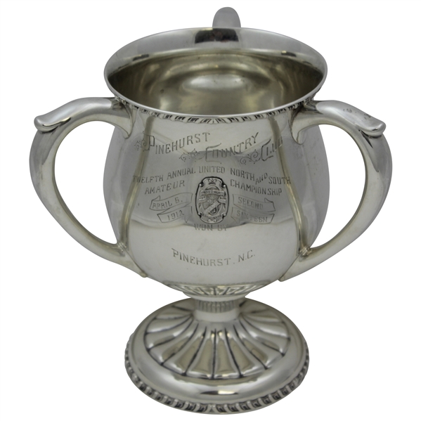 1912 Trophy-Pinehurst Three Handle North South Amateur Championship Second Sixteen