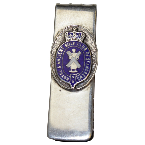 Royal St. Andrews Silver Money Clip With Box