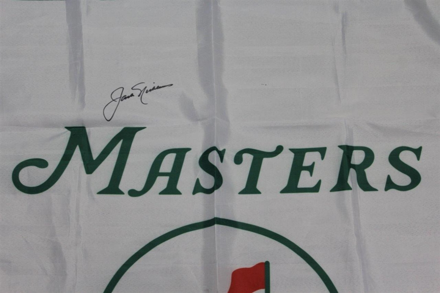 Jack Nicklaus Signed Large Masters House Banner/Flag JSA FULL #BB95101