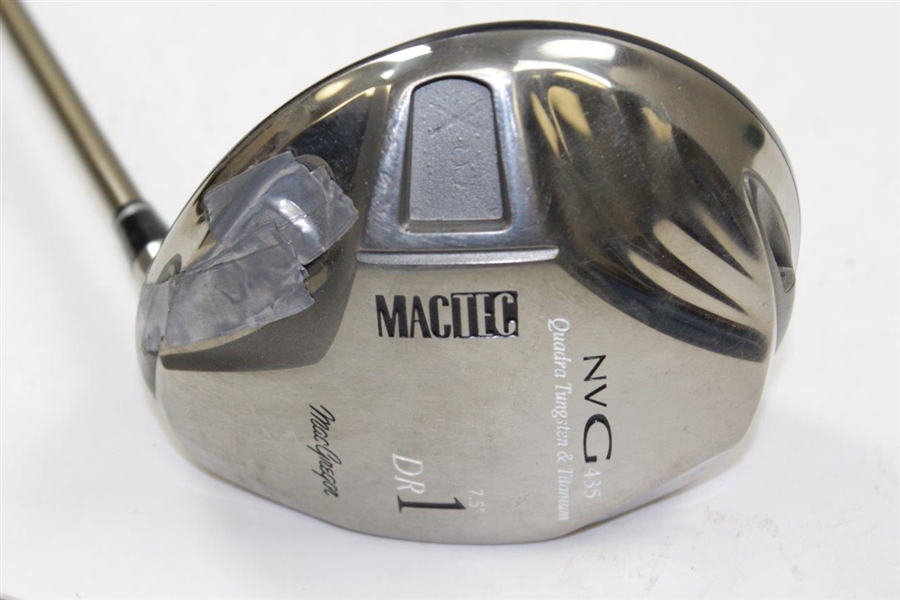 Greg Norman's Personal Used MacGregor NV-G435 Quadra Tungsten & Titanium MacTec 7.5 Degree DR 1 Driver