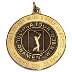 Champion Hal Suttons 1982 Walt Disney World Golf Classic PGA Tour 10k Winners Gold Medal