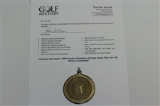 Champion Hal Sutton's 2000 Greater Greensboro Chrysler Classic PGA Tour 10k Winner's Gold Medal