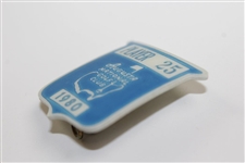 Hal Sutton's 1980 Masters Tournament Contestant Badge #25