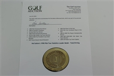 Hal Sutton's 1998 PGA Tour Statistics Leader Medal - Total Driving