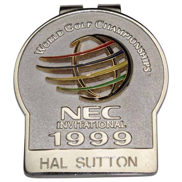 Hal Suttons 1999 World Golf Championship NEC Invitational Contestant Clip/Badge