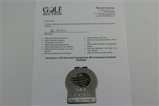 Hal Sutton's 1999 World Golf Championship NEC Invitational Contestant Clip/Badge