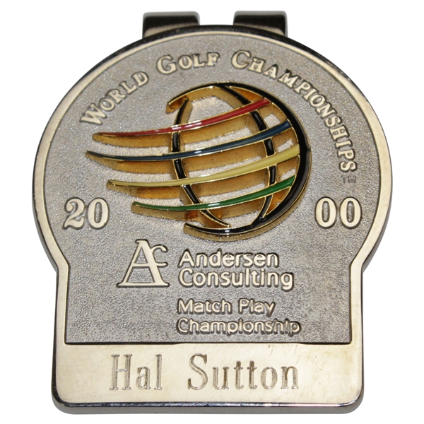 Hal Suttons 2000 World Golf Championship Anderson Consulting Match Play Contestant Clip/Badge